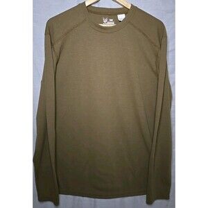 DriFire FR Wear Long Sleeve Shirt, Sz Large, Brown, USA Made